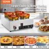 imageVEVOR Electric Soup Warmer Two 634QT Pots ampamp Three 13 Pans Stainless Steel Commercial Food Warmer with 86185F Adjustable Temp 1500W Bain Marie Soup Station for Restaurant Buffet47L Pots