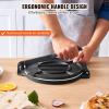 imageVEVOR Electric Tortilla Maker Automatic Corn Tortilla Making Machine with NonStick Coating and Two Molds4 in  6 in Electric Chapatti Machine Suitable for Produce Sopes Roti Pita Tortilla Pizza984 inches