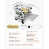 imageVEVOR Electric Tortilla Maker Automatic Corn Tortilla Making Machine with NonStick Coating and Two Molds4 in  6 in Electric Chapatti Machine Suitable for Produce Sopes Roti Pita Tortilla Pizza46 inch
