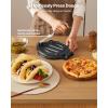 imageVEVOR Electric Tortilla Maker Automatic Corn Tortilla Making Machine with NonStick Coating and Two Molds4 in  6 in Electric Chapatti Machine Suitable for Produce Sopes Roti Pita Tortilla Pizza98 x 8 x 47 inch