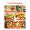 imageVEVOR Electric Tortilla Maker Automatic Corn Tortilla Making Machine with NonStick Coating and Two Molds4 in  6 in Electric Chapatti Machine Suitable for Produce Sopes Roti Pita Tortilla Pizza55 inch