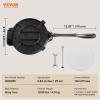 imageVEVOR Electric Tortilla Maker Automatic Corn Tortilla Making Machine with NonStick Coating and Two Molds4 in  6 in Electric Chapatti Machine Suitable for Produce Sopes Roti Pita Tortilla Pizza984 inches