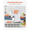 imageVEVOR Electric Vegetable Slicer 005quot012mm Thickness Adjustable Commercial Slicer Machine Convertible to Manual Stainless Steel Food Cutter Slicing Machine Large Feed Port for Potato Tomato200W
