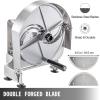 imageVEVOR Electric Vegetable Slicer 005quot012mm Thickness Adjustable Commercial Slicer Machine Convertible to Manual Stainless Steel Food Cutter Slicing Machine Large Feed Port for Potato TomatoManual