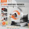imageVEVOR Electric Vegetable Slicer 005quot012mm Thickness Adjustable Commercial Slicer Machine Convertible to Manual Stainless Steel Food Cutter Slicing Machine Large Feed Port for Potato TomatoElectric13in