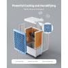 imageVEVOR Evaporative Air Cooler 3100 CFM with 9 Gallon Water Tank Swamp Cooler Portable Cooling Fan with Remote Control 12H Timer 4 Ice Boxes Quiet Operation 3 Wind Speeds for Outdoor Indoor Use4129 CFM