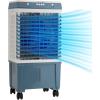 imageVEVOR Evaporative Air Cooler 3100 CFM with 9 Gallon Water Tank Swamp Cooler Portable Cooling Fan with Remote Control 12H Timer 4 Ice Boxes Quiet Operation 3 Wind Speeds for Outdoor Indoor Use1400CFM