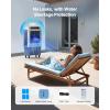 imageVEVOR Evaporative Air Cooler 3100 CFM with 9 Gallon Water Tank Swamp Cooler Portable Cooling Fan with Remote Control 12H Timer 4 Ice Boxes Quiet Operation 3 Wind Speeds for Outdoor Indoor Use3100 CFM