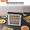 imageVEVOR Food Dehydrator 10 Trays Stainless Steel Food Dehydrator Machine 1000W Dehydrators with Digital Adjustable Timer ampamp Temp Dehydrator for Jerky Herb Meat Beef Fruit Dog Treats and Vegetables10Trays800W