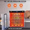 imageVEVOR Food Dehydrator 10 Trays Stainless Steel Food Dehydrator Machine 1000W Dehydrators with Digital Adjustable Timer ampamp Temp Dehydrator for Jerky Herb Meat Beef Fruit Dog Treats and Vegetables10Trays1000W