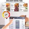 imageVEVOR Food Dehydrator 10 Trays Stainless Steel Food Dehydrator Machine 1000W Dehydrators with Digital Adjustable Timer ampamp Temp Dehydrator for Jerky Herb Meat Beef Fruit Dog Treats and Vegetables10Trays1000W
