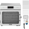 imageVEVOR Food Dehydrator 10 Trays Stainless Steel Food Dehydrator Machine 1000W Dehydrators with Digital Adjustable Timer ampamp Temp Dehydrator for Jerky Herb Meat Beef Fruit Dog Treats and Vegetables8Trays