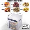imageVEVOR Food Dehydrator 10 Trays Stainless Steel Food Dehydrator Machine 1000W Dehydrators with Digital Adjustable Timer ampamp Temp Dehydrator for Jerky Herb Meat Beef Fruit Dog Treats and Vegetables10Trays800W