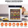 imageVEVOR Food Dehydrator 10 Trays Stainless Steel Food Dehydrator Machine 1000W Dehydrators with Digital Adjustable Timer ampamp Temp Dehydrator for Jerky Herb Meat Beef Fruit Dog Treats and Vegetables10Trays800W