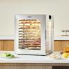 imageVEVOR Food Dehydrator 10 Trays Stainless Steel Food Dehydrator Machine 1000W Dehydrators with Digital Adjustable Timer ampamp Temp Dehydrator for Jerky Herb Meat Beef Fruit Dog Treats and Vegetables12Trays