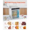 imageVEVOR Food Dehydrator 10 Trays Stainless Steel Food Dehydrator Machine 1000W Dehydrators with Digital Adjustable Timer ampamp Temp Dehydrator for Jerky Herb Meat Beef Fruit Dog Treats and Vegetables12TraysRotary