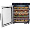imageVEVOR Food Dehydrator 10 Trays Stainless Steel Food Dehydrator Machine 1000W Dehydrators with Digital Adjustable Timer ampamp Temp Dehydrator for Jerky Herb Meat Beef Fruit Dog Treats and Vegetables10Trays800W