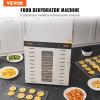 imageVEVOR Food Dehydrator 10 Trays Stainless Steel Food Dehydrator Machine 1000W Dehydrators with Digital Adjustable Timer ampamp Temp Dehydrator for Jerky Herb Meat Beef Fruit Dog Treats and Vegetables10Trays1000W