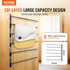 imageVEVOR Freestanding Saddle Stand 30 x 30 x 685 in 3 Tiers Saddle Rack Heavy Duty Saddle Blanket Holder with Removable ampamp Rotating Tiers English ampamp Western Saddle Rack for Tack Room Organization6 Tiers1 Pack