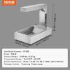 imageVEVOR French Fry Food Warmer Commercial Food Heating Lamp Electric Stainless Steel Warming Light Dump Station Countertop 104122F Fries Food Warmer for Chip Buffet Kitchen Restaurant SilverMedium