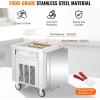 imageVEVOR Fried Ice Cream Roll Machine 2Pcs 138quot x 138quot Square StirFried Ice Cream Pans Stainless Steel Commercial Rolled Ice Cream Maker with Compressor and 4 Scrapers for Ice Cream Frozen Yogurt960Wsingle pan