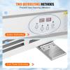 imageVEVOR Fried Ice Cream Roll Machine 2Pcs 138quot x 138quot Square StirFried Ice Cream Pans Stainless Steel Commercial Rolled Ice Cream Maker with Compressor and 4 Scrapers for Ice Cream Frozen Yogurt960Wsingle pan