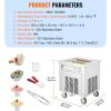 imageVEVOR Fried Ice Cream Roll Machine 2Pcs 138quot x 138quot Square StirFried Ice Cream Pans Stainless Steel Commercial Rolled Ice Cream Maker with Compressor and 4 Scrapers for Ice Cream Frozen Yogurt960Wsingle pan