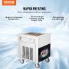 imageVEVOR Fried Ice Cream Roll Machine 2Pcs 138quot x 138quot Square StirFried Ice Cream Pans Stainless Steel Commercial Rolled Ice Cream Maker with Compressor and 4 Scrapers for Ice Cream Frozen Yogurt960Wsingle pan