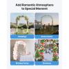 imageVEVOR Garden Arbor 945 H x 59 W x 158 D in Metal Archway Sturdy Outdoor Trellis Arch with Stakes Easy to Assemble Pergola Arbor for Plant Climbing Yard Lawn Wedding Party DecorationBlack