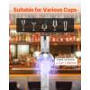 imageVEVOR Glass Froster Chiller CO2 Beer Glass Froster 810 SecondsCup Instant Glass Chiller for Wine Cocktail Champagne Mixed Drinks Juice Ideal for Bar Restaurant Home Kitchen