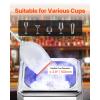 imageVEVOR Glass Froster Chiller CO2 Beer Glass Froster 810 SecondsCup with LED Light Instant Glass Chiller for Wine Cocktail Champagne Mixed Drinks Juice Ideal for Bar Restaurant Home Kitchen