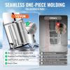 imageVEVOR Gravityfed Water Filter System 225G 304 StainlessSteel Countertop System Water Filtration System Reduces Lead and up to 99 of Chlorine with 2 Carbon Filters Water Level Spigot Stand