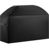 imageVEVOR Grill Cover 66 inch BBQ Covers for Outdoor Grills Waterproof Fade Resistant Weather Resistant Heavy Duty 600D Polyester Easy OnOff with Secure Buckles Black63inch