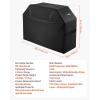 imageVEVOR Grill Cover 66 inch BBQ Covers for Outdoor Grills Waterproof Fade Resistant Weather Resistant Heavy Duty 600D Polyester Easy OnOff with Secure Buckles Black60inch