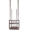 imageVEVOR Hanging Wine Glass Rack 469 x 118 inch Height Adjustable Coppery WallMounted CabinetCoppery