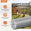 imageVEVOR Hardware Cloth 14 inch 48in x 100 ft 23 Gauge Hot Dipped Galvanized Wire Mesh Roll Chicken Wire Fencing Wire Mesh for Rabbit Cages Garden Small Rodents24 x 25