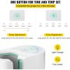 imageVEVOR Heat Press Machine 12 x 15 inch 5 in 1 Heat Transfer Machine with 30 oz Tumbler Press 360 Swing Away TShirt Pressing Digital Precise Control for TShirtsMugsHatsPlates GreenAutomatic