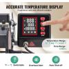 imageVEVOR Heat Press Machine 12 x 15 inch 5 in 1 Heat Transfer Machine with 30 oz Tumbler Press 360 Swing Away TShirt Pressing Digital Precise Control for TShirtsMugsHatsPlates GreenBlack30oz