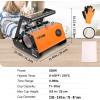 imageVEVOR Heat Press Machine 12 x 15 inch 5 in 1 Heat Transfer Machine with 30 oz Tumbler Press 360 Swing Away TShirt Pressing Digital Precise Control for TShirtsMugsHatsPlates GreenOrange30oz