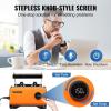 imageVEVOR Heat Press Machine 12 x 15 inch 5 in 1 Heat Transfer Machine with 30 oz Tumbler Press 360 Swing Away TShirt Pressing Digital Precise Control for TShirtsMugsHatsPlates GreenOrange30oz