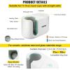 imageVEVOR Heat Press Machine 12 x 15 inch 5 in 1 Heat Transfer Machine with 30 oz Tumbler Press 360 Swing Away TShirt Pressing Digital Precise Control for TShirtsMugsHatsPlates GreenAutomatic