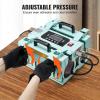 imageVEVOR Heat Press Machine 12 x 15 inch 5 in 1 Heat Transfer Machine with 30 oz Tumbler Press 360 Swing Away TShirt Pressing Digital Precise Control for TShirtsMugsHatsPlates GreenGreen Double Station