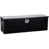 imageVEVOR Heavy Duty Aluminum Truck Bed Tool Box Diamond Plate Tool Box with Side Handle and Lock Keys Storage Tool Box Chest Box Organizer for Pickup Truck Bed RV Trailer 30quotx13quotx96quot SilverBlack