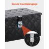 imageVEVOR Heavy Duty Aluminum Truck Bed Tool Box Diamond Plate Tool Box with Side Handle and Lock Keys Storage Tool Box Chest Box Organizer for Pickup Truck Bed RV Trailer 30quotx13quotx96quot SilverBlack