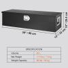 imageVEVOR Heavy Duty Aluminum Truck Bed Tool Box Diamond Plate Tool Box with Side Handle and Lock Keys Storage Tool Box Chest Box Organizer for Pickup Truck Bed RV Trailer 30quotx13quotx96quot SilverBlack
