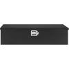imageVEVOR Heavy Duty Aluminum Truck Bed Tool Box Diamond Plate Tool Box with Side Handle and Lock Keys Storage Tool Box Chest Box Organizer for Pickup Truck Bed RV Trailer 30quotx13quotx96quot SilverBlack