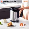 imageVEVOR Hot Water Dispenser Adjustable 4 Temperatures Water Boiler and Warmer 304 Stainless Steel Countertop Water Heater 3Way Dispense for Tea Coffee and Baby Formula 4L135 oz32 Quarts