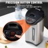 imageVEVOR Hot Water Dispenser Adjustable 4 Temperatures Water Boiler and Warmer 304 Stainless Steel Countertop Water Heater 3Way Dispense for Tea Coffee and Baby Formula 4L135 oz53 Quarts
