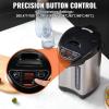 imageVEVOR Hot Water Dispenser Adjustable 4 Temperatures Water Boiler and Warmer 304 Stainless Steel Countertop Water Heater 3Way Dispense for Tea Coffee and Baby Formula 4L135 oz32 Quarts
