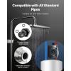 imageVEVOR Hot Water Recirculating Pump with Bypass Valve Instant Recirculation Pump Kit with Timer Adapter Circulation Circulator System Stainless Steel Head 013 HP 110120V for Tank Water HeatersStainless Steel with timer
